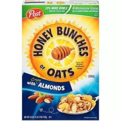 Honey Bunches Of Oats Cereal With Almonds Cereal